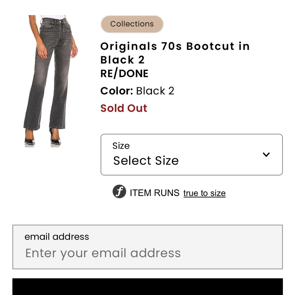 Re/Done classic bootcut flare jean - Picture 9 of 9